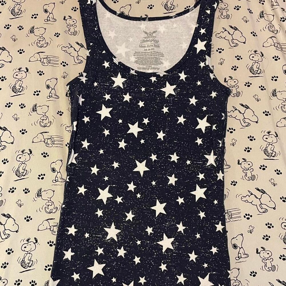 Faded-glory Women's Navy and Blue tank top
